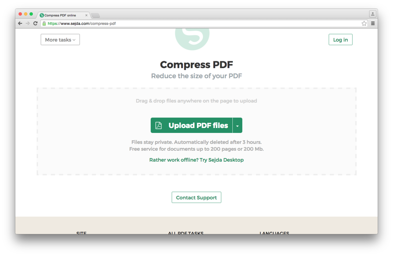 Compress your PDF papers/textbooks library